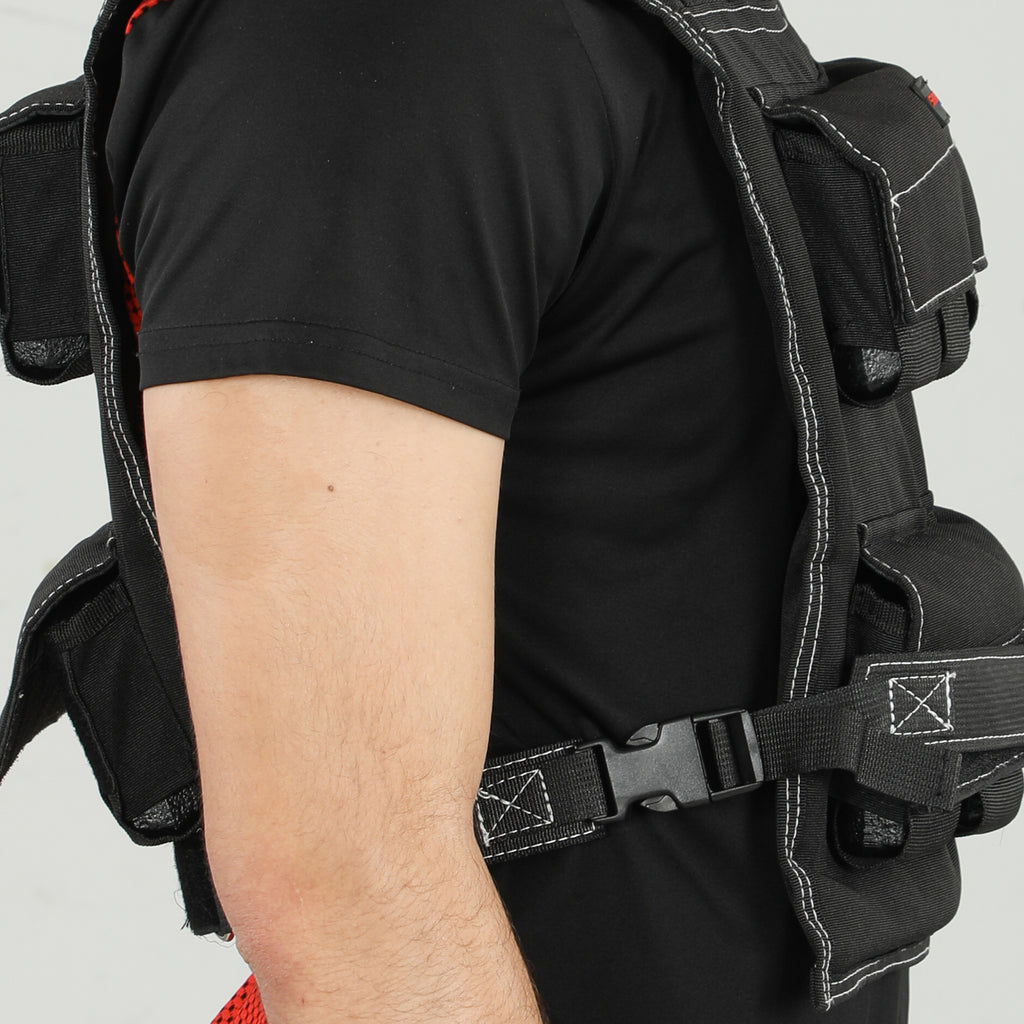 Adjustable Weighted Vest with Metal Weights, Running Weight Vest
