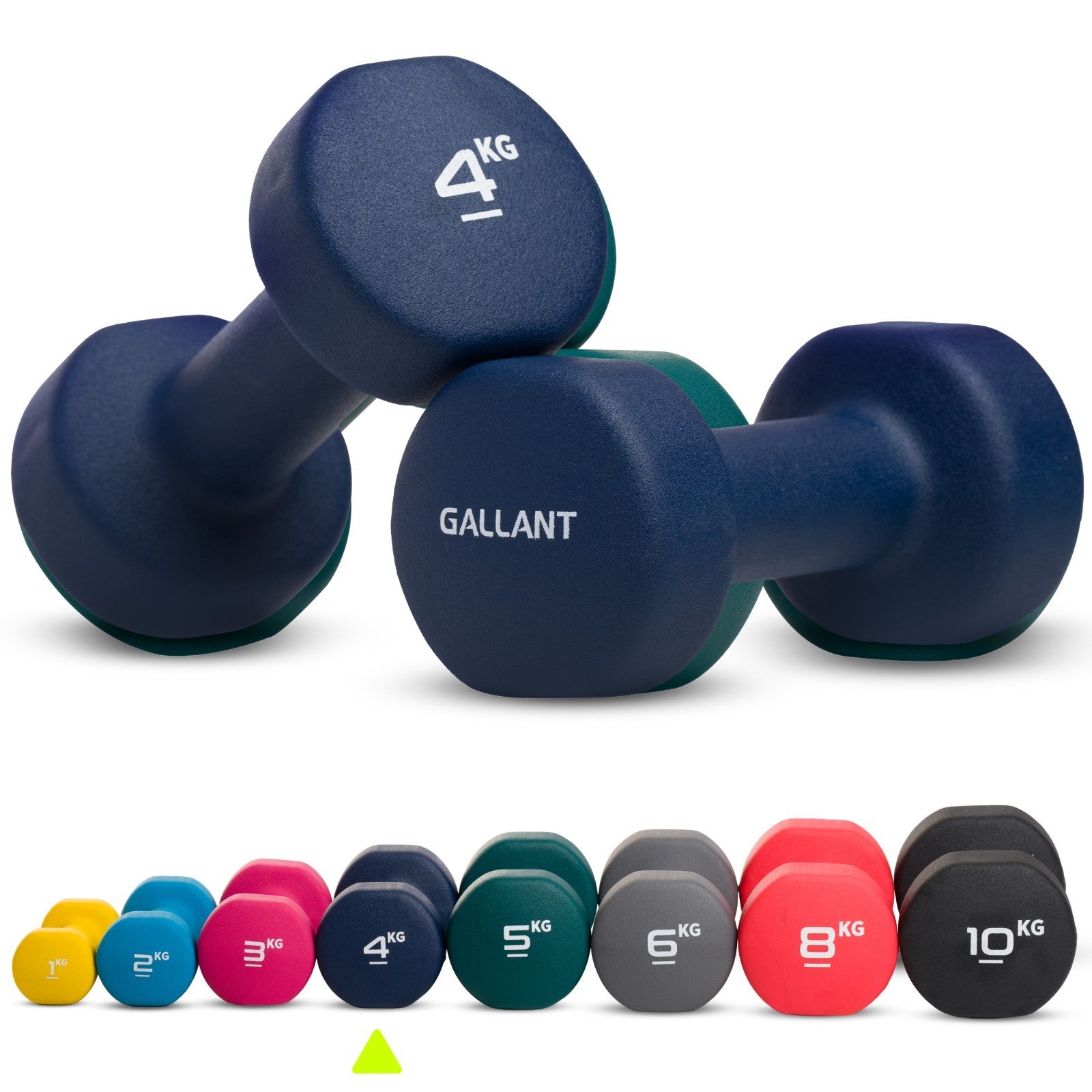 Neoprene Dumbbells Hand Weights Pair Exercise Iron Set Home Gym Fitness Aerobic