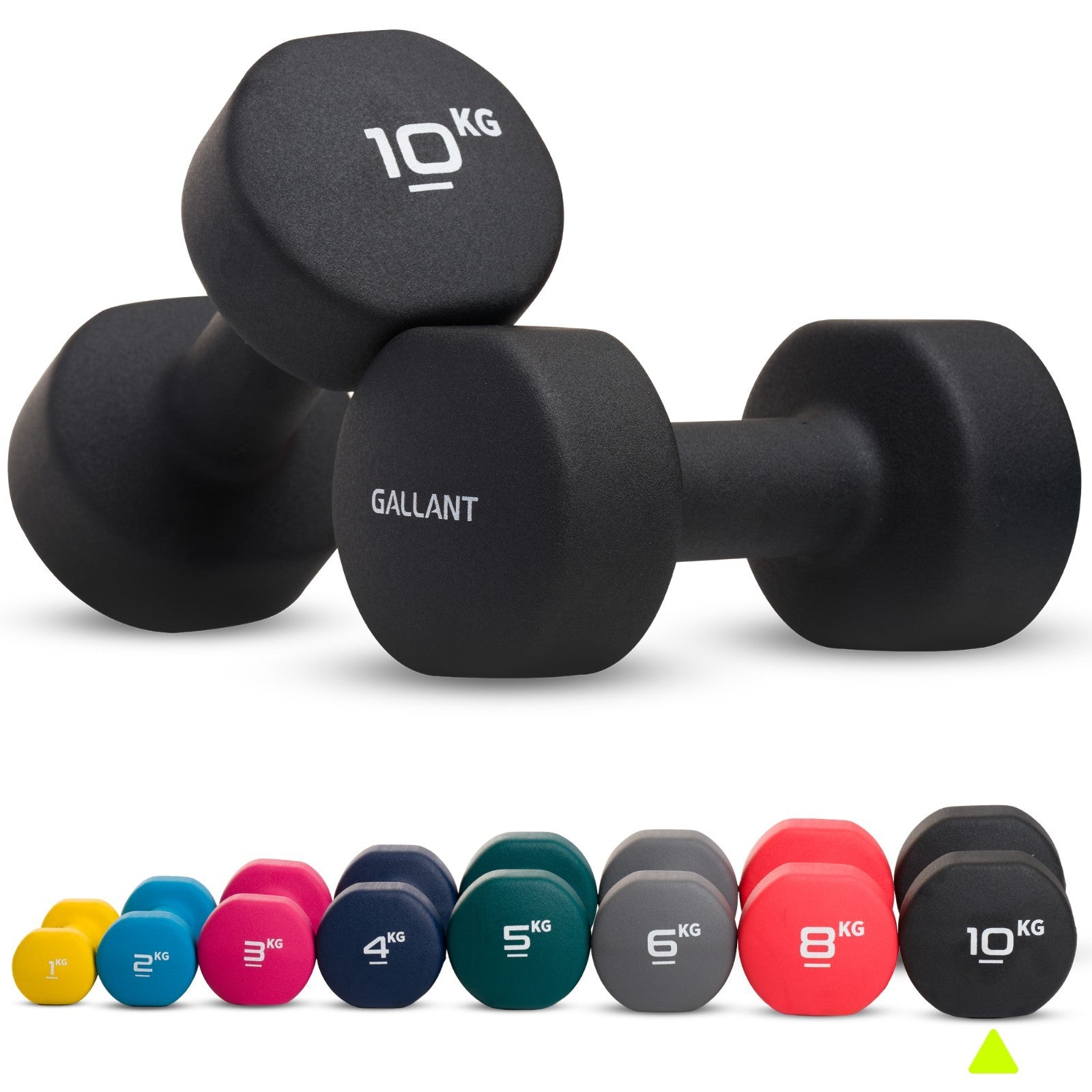 Neoprene Dumbbells Hand Weights Pair Exercise Iron Set Home Gym Fitness Aerobic