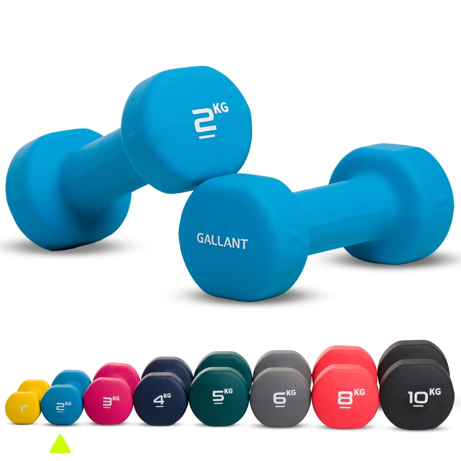 Neoprene Dumbbells Hand Weights Pair Exercise Iron Set Home Gym Fitness Aerobic