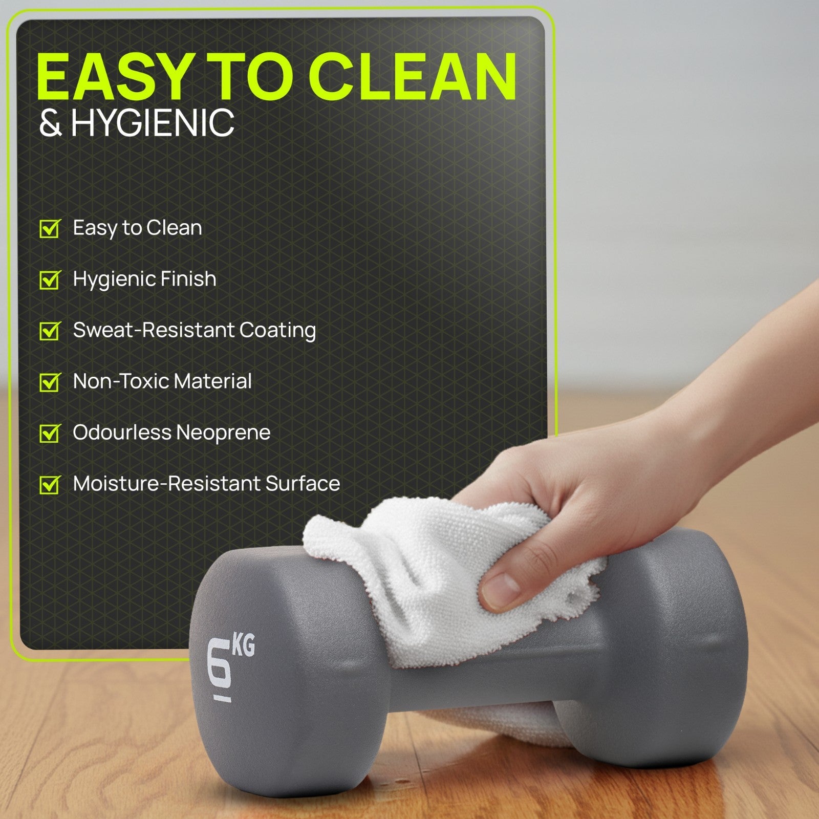 Neoprene Dumbbells Hand Weights Pair Exercise Iron Set Home Gym Fitness Aerobic