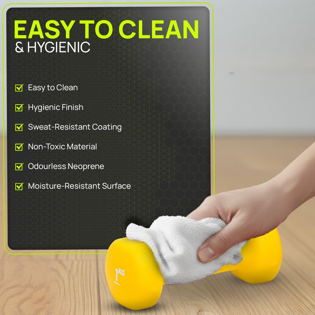 Neoprene Dumbbells Hand Weights Pair Exercise Iron Set Home Gym Fitness Aerobic